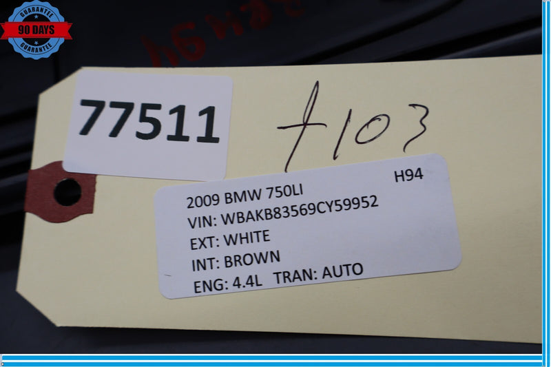 Load image into Gallery viewer, 09-15 BMW 740i 750Li xDrive Rear Right Door Sill Scuff Plate Trim Cover Oem

