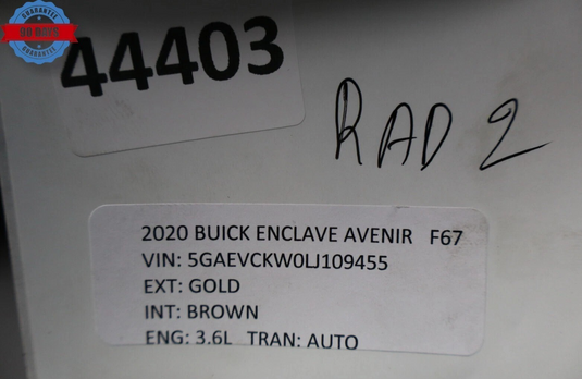 18-24 Buick Enclave Front Engine Radiator Coolant Cooling Assembly 86801856 OEM