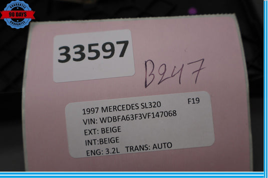 90-02 Mercedes R129 SL320 SL500 Front Fuse Box Trim Cover A1295450403 Oem
