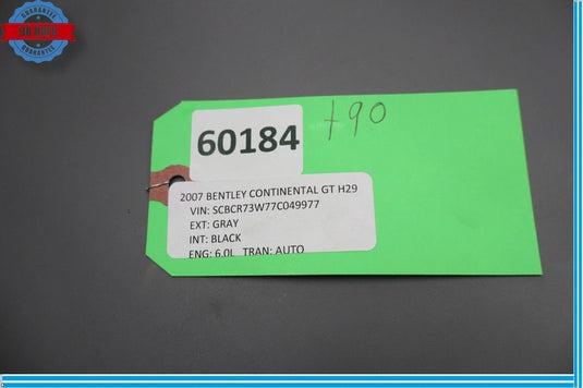 03-11 Bentley Continental GT GTC Front Right Side Kick Panel Trim Cover OEM