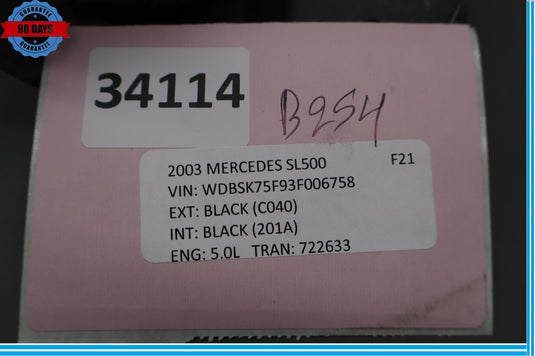 03-12 Mercedes R230 SL500 SL55 AMG Headlight Control Switch 2305450104 Oem