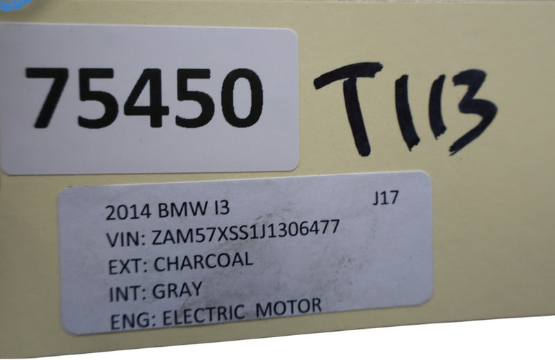 Load image into Gallery viewer, 14-21 BMW I01 i3 i3s Rear Right C Pillar Upper Quarter Panel Cover Trim Oem
