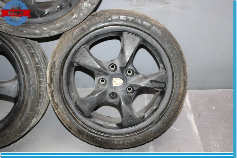 Load image into Gallery viewer, Porsche 986 Boxster Wheels Rims R17 8.5J 98656191103 98636212606 Set of 4 Oem
