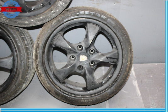 Porsche 986 Boxster Wheels Rims R17 8.5J 98656191103 98636212606 Set of 4 Oem
