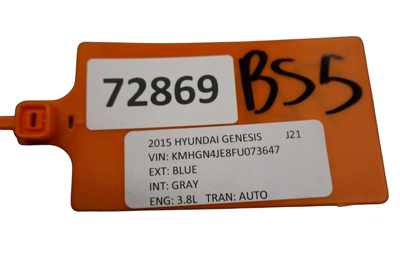 Load image into Gallery viewer, 15-16 Hyundai Genesis Rear Lower Seat Cushion Leather 89132B1000 Gray Oem
