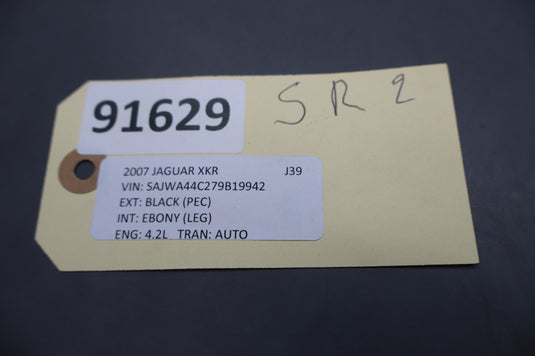 07-09 Jaguar XK XKR X150 Front Left Driver Side Lower Seat Rail Track Frame Oem