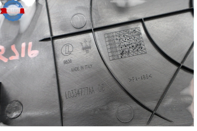 Load image into Gallery viewer, 14-22 Maserati Ghibli M157 Front Right Side Seat Switch Cover Trim Black Oem
