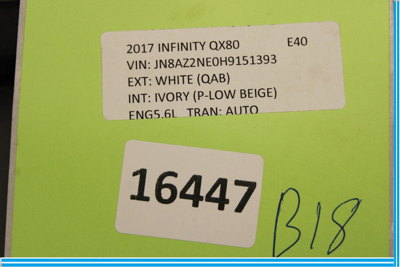 Load image into Gallery viewer, 11-20 Infiniti QX56 QX80 Rear Left Side Door Window Weather Strip Seal Oem
