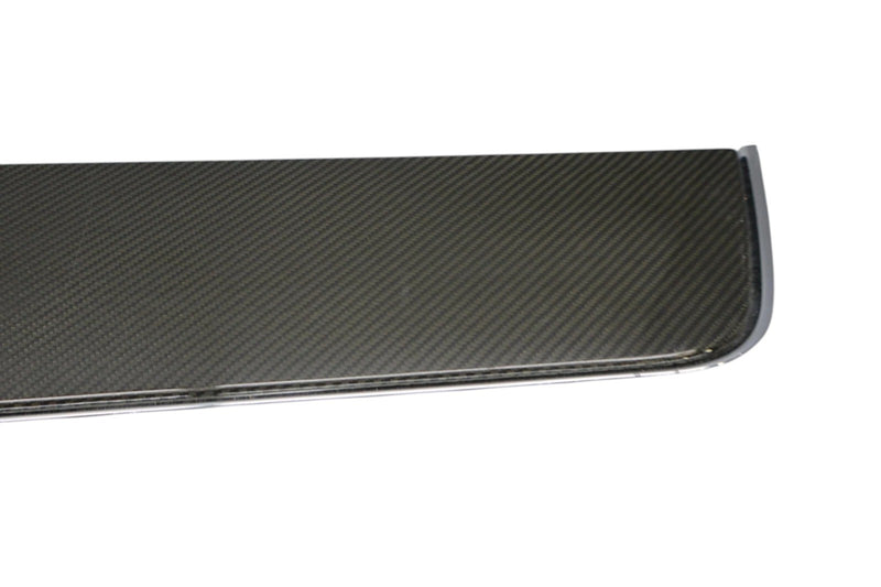 Load image into Gallery viewer, 10-15 Jaguar XJ XJL Front Right Door Panel Molding Trim Carbon Fiber Black Oem
