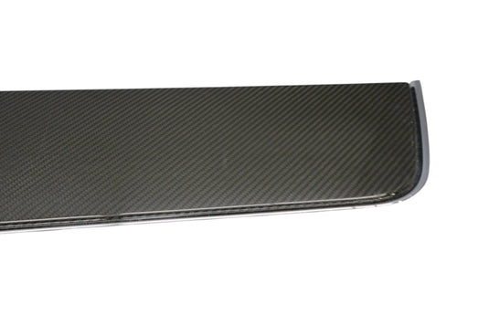 10-15 Jaguar XJ XJL Front Right Door Panel Molding Trim Carbon Fiber Black Oem