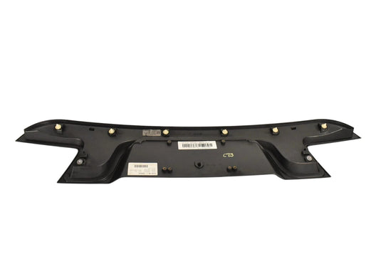 09-15 BMW 750i 740Li 750Li Trunk Lid License Plate Trim Cover Panel Black Oem