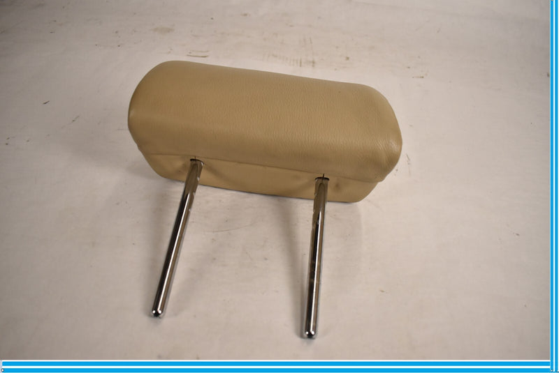 Load image into Gallery viewer, 2007-2013 BMW X5 E70 (B) REAR SEAT RIGHT OR LEFT HEADREST BEIGE LEATHER OEM 2008
