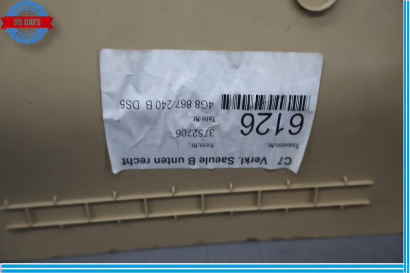 Load image into Gallery viewer, 12-18 Audi A7 Right Passenger Side Lower B Pillar Cover Trim Panel Oem
