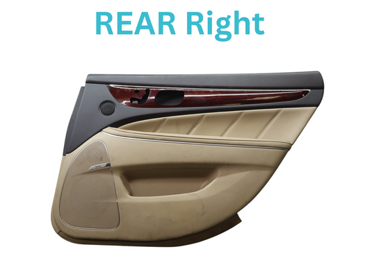 11-13 Hyundai Equus Rear Right Passenger Side Interior Door Trim Panel Oem
