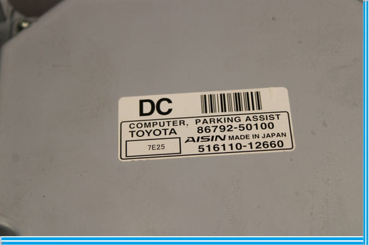 07-09 Lexus LS460 Parking Assist Camera Control Module Unit ECU Oem