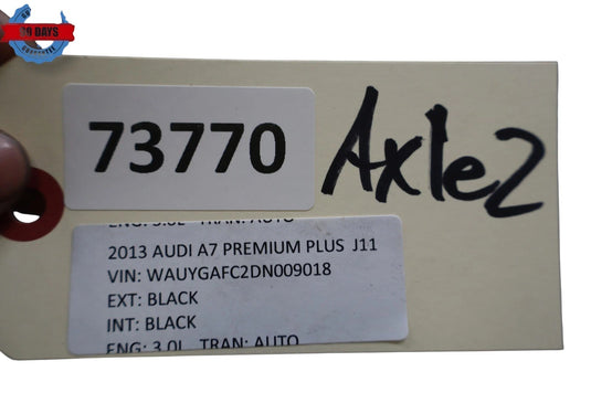 11-18 Audi A7 A8L Quattro Front Right Or Left Side CV Axle Shaft 4H0407271H OEM