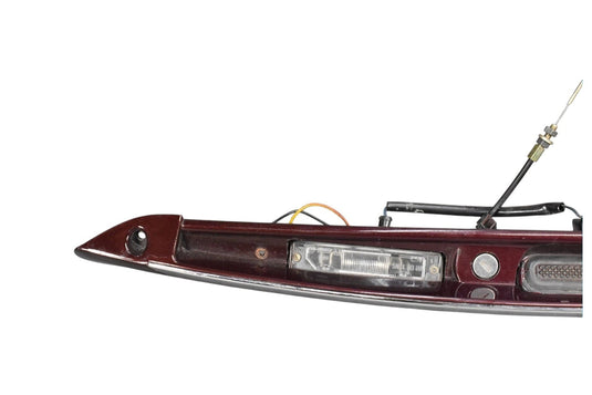 04-13 Maserati Quattroporte Rear Trunk Handle License Plate Trim Oem