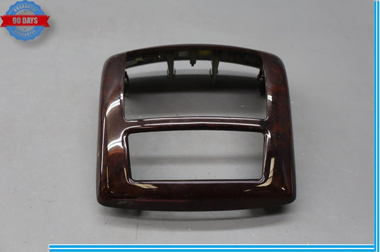 07-13 Mercedes W221 S550 S600 Center Console Rear AC Control Trim Bezel Wood Oem