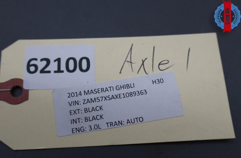 Load image into Gallery viewer, 14-20 Maserati Ghibli Rear Right Passenger Side Axle Shaft Half Shaft Oem
