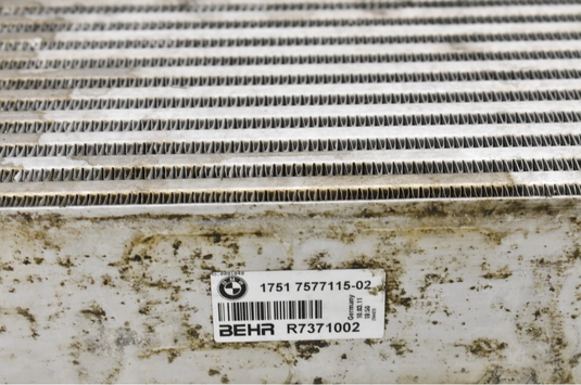 11-16 BMW 740Li 535i 3.0L Engine Motor Intercooler Radiator 17517577115 OEM