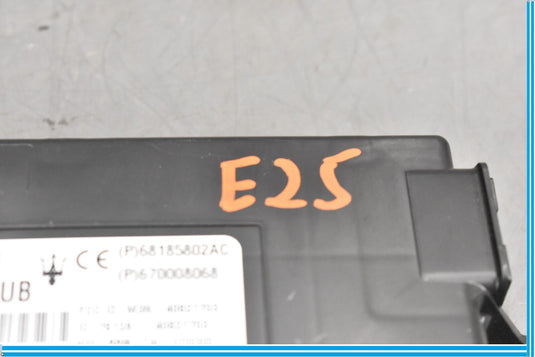 14-17 Maserati Ghibli Theft Passive Entry Control Module Unit 68185802AC Oem