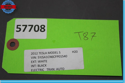 12-20 Tesla Model S Rear Right Side C-Pillar Support Mount Bracket Holder Oem