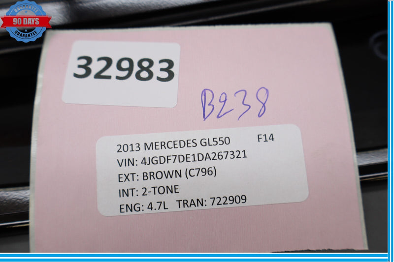 Load image into Gallery viewer, 13-19 Mercedes X166 GL550 GLS550 Rear Right Side Door Window Molding Oem
