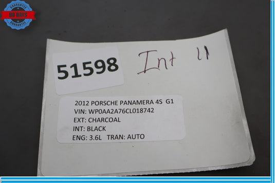 10-16 Porsche Panamera Cabin Air Cleaner Filter Intake Duct Housing Oem