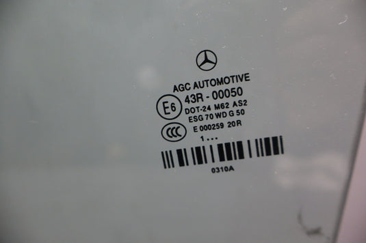 10-17 Mercedes W207 E350 E550 Front Left Driver Side Door Window Auto Glass Oem