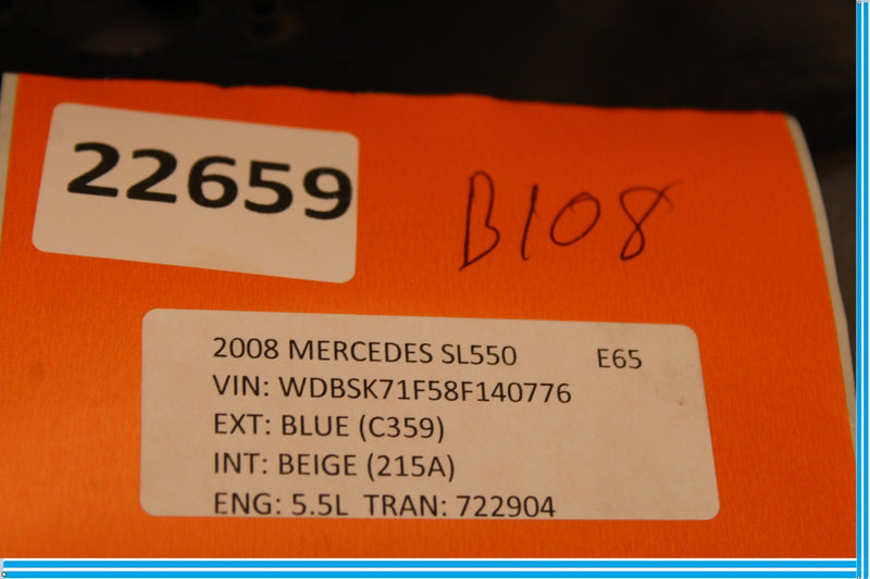 Load image into Gallery viewer, 03-08 Mercedes R230 SL550 Left Side Radiator Support Upper Finish Panel Oem
