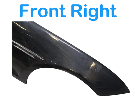 10-19 Jaguar X351 XJ XJL XJR Right Passenger Side Fender Wing Panel Black Oem