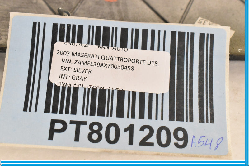 Load image into Gallery viewer, 03-08 Maserati Quattroporte Front Left Driver Door Trim Panel Molding Black Oem
