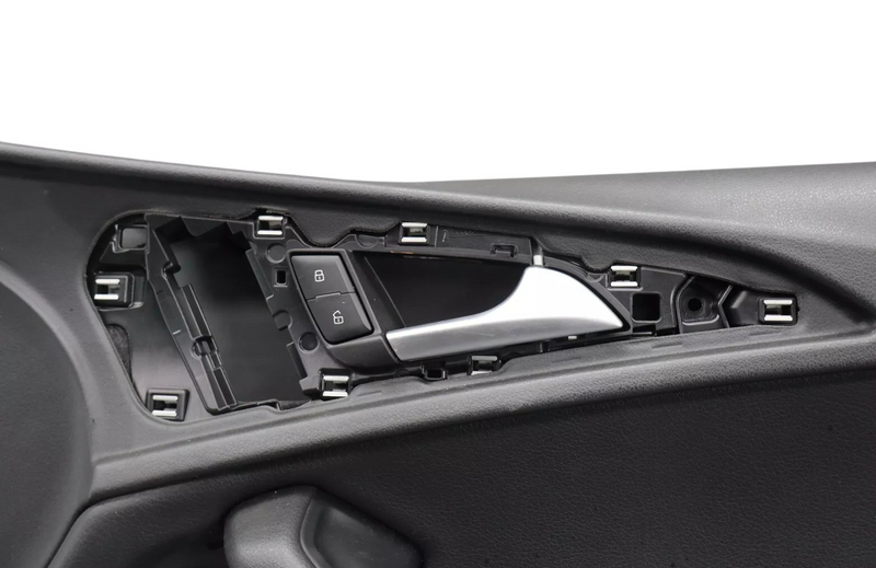 Load image into Gallery viewer, 12-18 Audi A6 Quattro Front Right Passenger Side Interior Door Panel Black Oem

