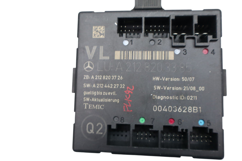Load image into Gallery viewer, 08-18 Mercedes W212 E350 C300 Front Left Side Door Control Module Unit ECU Oem
