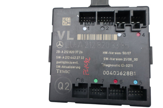 08-18 Mercedes W212 E350 C300 Front Left Side Door Control Module Unit ECU Oem