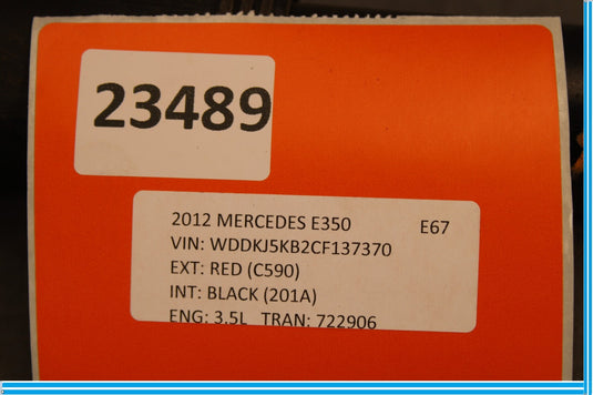 10-17 Mercedes E350 E550 W207 Rear Right Shock Strut Absorber 2043260598 Oem