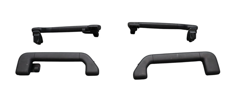 Load image into Gallery viewer, 11-18 Porsche Cayenne 958 Front &amp; Rear Roof Grab Bar Handle Black OEM
