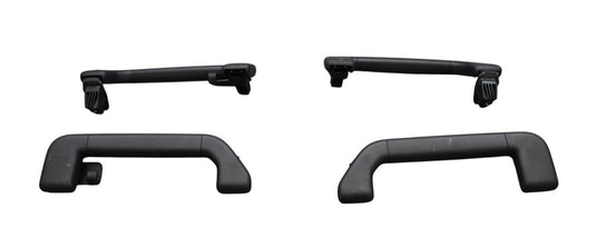 11-18 Porsche Cayenne 958 Front & Rear Roof Grab Bar Handle Black OEM