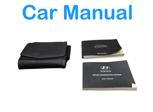 2011 Hyundai Equus SIG Owner User Manual Guide Book W/ Case Cover Oem