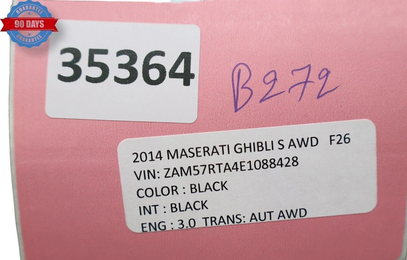 Load image into Gallery viewer, 14-17 Maserati Ghibli M157 Interior Overhead Dome Light Lamp Cover Black Oem
