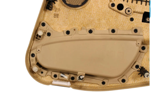 12-18 BMW 320i 328i F30 Rear Left Driver Side Interior Door Panel Beige OEM