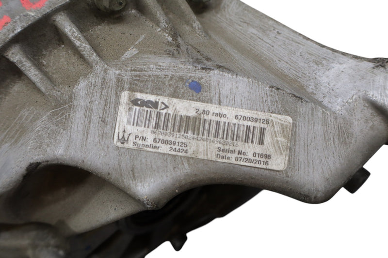 Load image into Gallery viewer, 14-24 Maserati Quattroporte Maserati Rear Differential Axle Carrier 2.80 Oem
