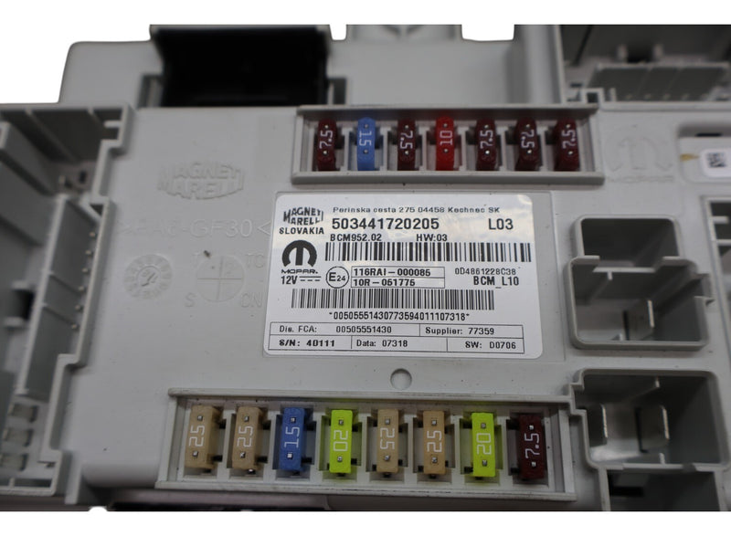 Load image into Gallery viewer, 17-19 Alfa Romeo Giulia Power Supply Body Control Module Fuse Box Oem
