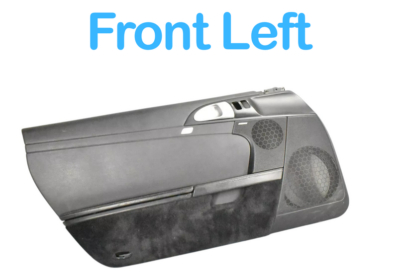 Load image into Gallery viewer, 06-08 Porsche Boxster Front Left Side Interior Door Trim Panel Cover Black Oem
