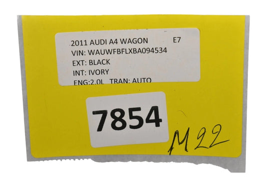 10-16 Audi A4 Wagon Front Left Driver Side Rear View Mirror Assembly OEM