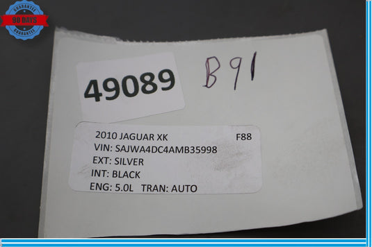 07-15 Jaguar X150 XK XKR Rear Right Bumper Reinforcement Impact Bar Bracket Oem
