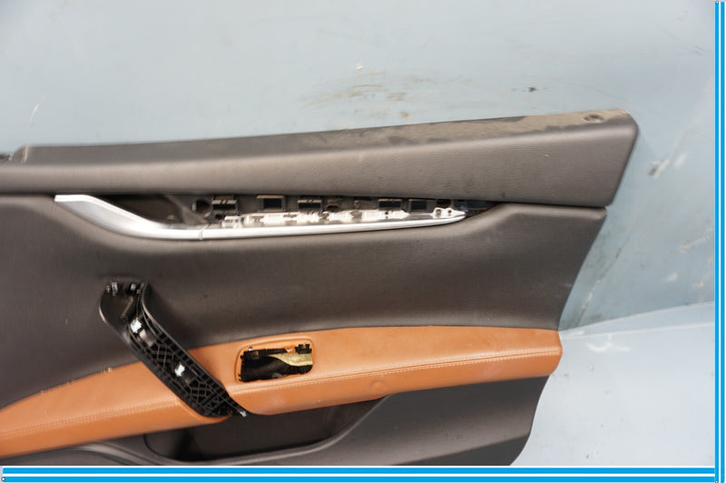 Load image into Gallery viewer, 14-22 Maserati Ghibli Front Right Passenger Side Interior Door Panel Oem
