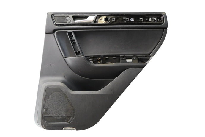 11-14 Volkswagen VW Touareg Rear Right Passenger Interior Door Panel Black Oem