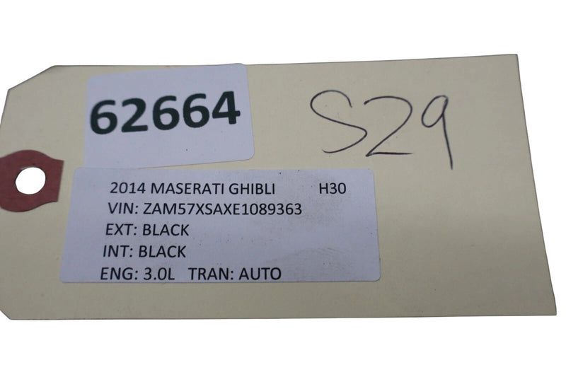 Load image into Gallery viewer, 14-22 Maserati Ghibli Front Left Driver Side Interior Door Panel Trim Black Oem
