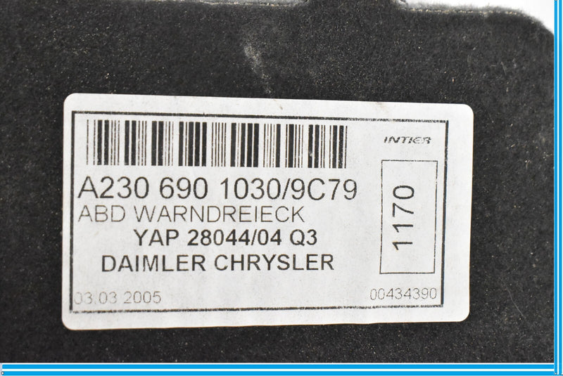 Load image into Gallery viewer, 2004-2006 MERCEDES BENZ SL600 R230 OEM LEFT REAR TRUNK SIDE TRIM PIECE
